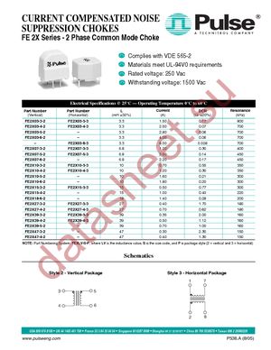 FE2X07-5-2NL datasheet  